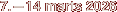 7.—14 marts 2026 