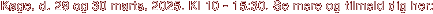 Kge, d. 29 og 30 marts, 